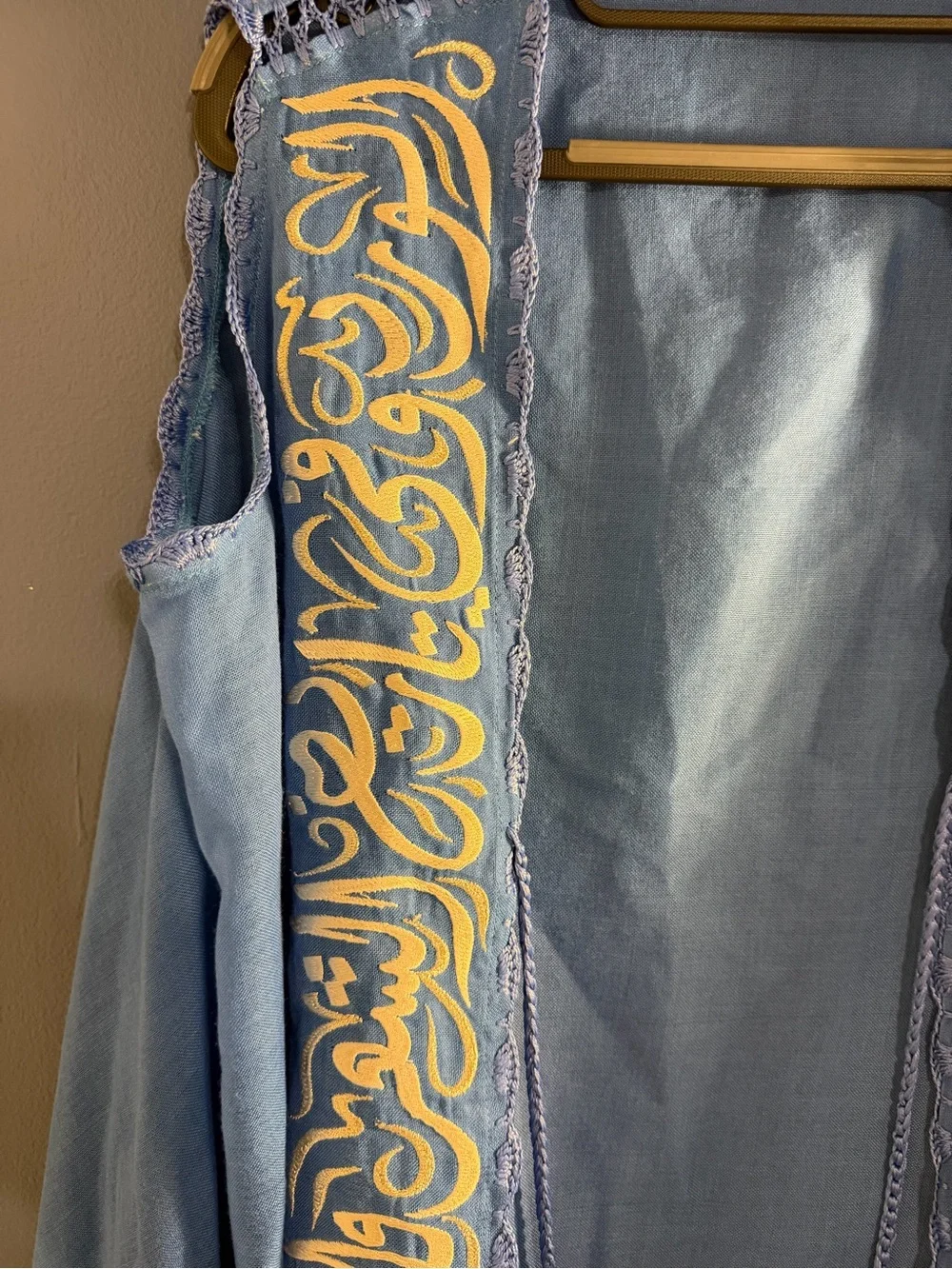 Light Blue Arabian Bisht Cloak